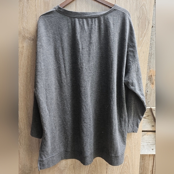 Rae Dunn Dark Gray 'BOO!' Sweatshirt - Picture 3 of 3